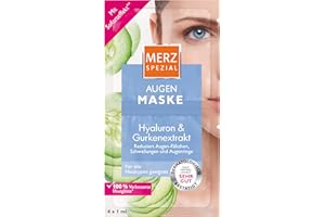 ‎MERZ SPEZIAL Merz Spezial Augen Maske – Augenpflege mit Gurkenextrakt & Hyaluronsäure – Reduziert Augen-Fältchen und Augenringe – 1 x 4 ml