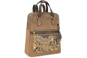 SKPAT - Bolsos Mochila Para Mujer, Mochilas Mujer Casual, Mochila Mujer Pequeña, Bolso Mochila Mujer Antirrobo, Mochila Marron Mujer. Mochila 312724