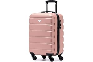 Flight Knight Leichte 4-Rad-abs-hartschalenkoffer Handgepack, Zugelassen Fur Uber 35 Fluggesellschaften, Einschließlich Easyjet, Maximale Große Fur Klm Und Air France 55x35x25cm