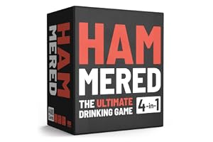 Hammered - Det ultimata dryckesspelet - Dryckesspel med 400 kort - Dryckesspel - Kortspel - Partyspel för vuxna - 18 år och u