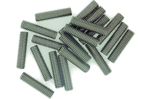 SINGULARITY SUPPLIES M4 (4mm x 40mm) Hex Socket Grub Screw (Flat Point) - Stainless Steel (A2) (Pack of 20)