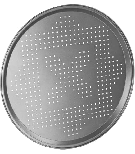 Pelle à Pizza Ronde En Aluminium Perforé - Diamètre 41cm - Manche Long 1.20m - Marque Gi.Metal - Neuf