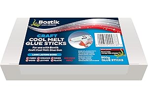 Bostik Craft Cool Melt Glue Sticks Pack of 26 - For Use With Bostik Craft Cool Melt Glue Gun