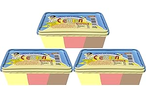 JAMONONLINE Crema Holandesa 3 colores Cremtona. Chocolate, Fresa y Vainilla. (Lote de 3 Tarrinas)