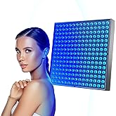 JITESY Solarium for Home, Portable Tanning Lamp with 225 LEDs, Face Solarium, Foldable Adjustable Stand and Hanging Hooks, Fa