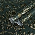 FOKRIM Wallpaper for Walls - 45x300cm (14 SQFT) Sticker Wallpaper, Peel and Stick, Removable, Self-Adhesive, Waterproof, Decorative Wallpaper for Home, Kitchen, Bedroom, Office (Green Forest)