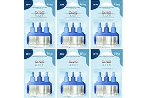 RUUM Nachfüllflakons 6er Pack je 20 ml Cotton Fields - Hochwertiger Raumduft Nachfüller - Kompatibel mit Febreze & Ambi Pur 3Volution Duftstecker - Lufterfrischer Nachfüller für Duftvielfalt