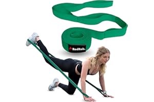 ‎RED RAB RED RAB Fitness Bands Fabric – Exercise Band with Loops – 245 cm Long – Resistance Bands & Resistance Bands Strength Training – Fitness Band, Resistance Band Fitness, Elastic Band Sport