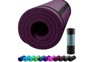 REFIT FITNESS Sportmatte Comfort-Max 190 x 60 x 1.5 cm [PainProtect & SmartCell NBR] Yogamatte Rutschfest + Tragegurt - Gymnastikmatte - Matte für Sport Yoga Gymnastik Pilates - Jetzt Farbe wählen