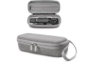 Digi-Tatoo Osmo Pocket 3 Case, DJI OSMO Pocket 3 Tragetasche, Portable Aufbewahrungstasche, Kompakte Reise-Schutzhülle für DJI Osmo Pocket 3 Zubehör (Grau)