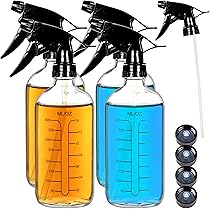 FLORL OCEAN Lot De 2 Flacons Pulvérisateurs Vides En Verre De