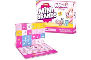 Mini Brands Kawaii Advent Calendar, Juguetes Coleccionables Seaonal para Niñas