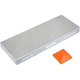 SHARPAL 168H Diamond Sharpening Stone, Grit 325/1000, 20 x 7.8 cm | Double-sided diamond sharpener: 325 grit for repairing an
