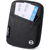 Portapasaportes RFID X-PAC VX21, Cartera con Cremallera Resistante al Agua | Travel Document Holder with X-PAC Compact Materi