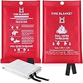 KITOSUN Fire Extinguishers for Kitchens and Homes - Fiberglass Felt Fire Extinguishers for Stoves Garages Offices Camps Motor