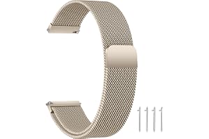 LYYLTX Klockarmband, ersättningsband i rostfritt stål, metallarmband, magnetisk stängning, 14 mm, 16 mm, 18 mm, 20 mm, 22 mm