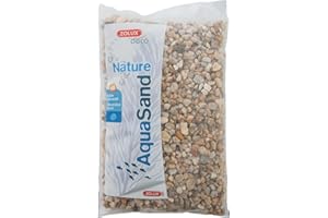Zolux Gravier Natural para Acuario Cuarzo Gros de 3 a 8 mm de granulométie – 1 kg