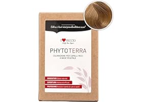 ILOVERICCIO I Love Riccio PhytoTerra Colorazione per Capelli Ricci a Base Vegetale, Colore Capelli Naturale, Tonalizzante Capelli Ricci, Ravviva e Rafforza i Riflessi, Nuance Sabbia, 80 g