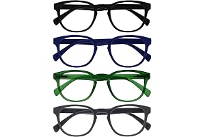 4 Pack - Negro / Azul / Verde / Gris