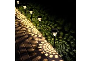 AYCLIF Lampe Solaire, Lampes Solaires LED d'Extérieur,Lot de 8 IP66 étanche Solarlampen für Außen Garten, Lampadaire Solaire Pour Cour, Patio, Jardin, Chemin de Clôture, Chemin d'Accès au Paysage