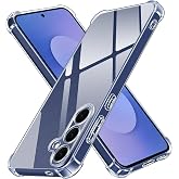 Ehr. Samsung Galaxy S25 FE ile Uyumlu Darbe &Ouml;nleyici Sararmaya Dayanıklı Airbag Korumalı Ultra Slim TPU Şeffaf Silikon Kılıf