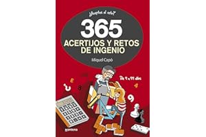 365 acertijos y retos de ingenio: Enigmas y acertijos para niños y niñas (No ficción ilustrados)