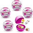 5 Surprise Foodie Mini Brands (4 Pack) by ZURU, Mystery Capsule Real Miniature Brands Collectable Toy, Collectibles, Fast Food Toys and Shopping Accessories
