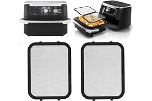 ‎WAABOSE 2 Stück Magnetischer Spritzschutz für Ninja 10,4 L Heißluftfritteuse AF500EU, Edelstahl Spritzschutz für Ninja Heißluftfritteuse Zubehör, Fettspritzschutz Zubehör für Ninja Heizspirale