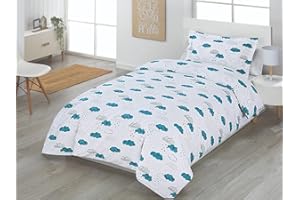 Dhestia Home - Funda Nordica Infantil Diseños Variados Niños y Niñas para de Cama 90 y Cama 105 Color Color D Talla Cama 105