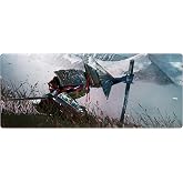 Porge Gaming Mouse Pad 80x30 Mouse Pad XXL B&uuml;y&uuml;k Oyuncu Mouse Pad Speed Mousepad (Samurai, 80x30 cm (3mm kalınlık))