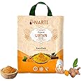 Narti Organic haldi ubtan chandan Powder 500g | face pack powder for tan removal on skin | turmeric ubtan moisturizer, dulhan ceremony specia | herbal pack for face clean | pack of 1 500gm
