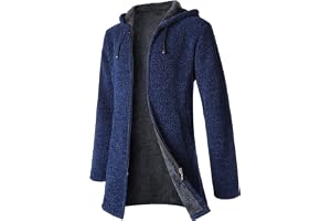Red Bridge Cardigan Uomo Taglio Lungo, Senza Chiusura, Con Tasche, Colletto Rialzato, Mezza Stagione