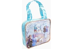 Joy Toy Disney Frozen 19384 - Juego de 2 accesorios para el pelo en bolsa de PVC con purpurina, multicolor