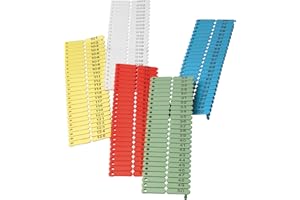 Ukal Boucles de marquage tag Blanc marquage de 1 à 100 x100