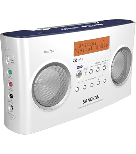 Sangean DDR-31 BT | Radio with DAB and Bluetooth | White/Brown Sangean DDR-31 BT | Radio with DAB and Bluetooth | White/Brown