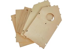 Rayher 62224000 zestaw do budowania domku dla ptaków, drewno, certyfikat FSC, 11 x 10,5 x 17 cm, 7-częściowy, obiekt dekoracyjny, artykuł dekoracyjny, gniazdo lęgowe dla ptaków, brązowy