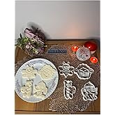 Almalions Sevimli Hayvanlar (Arı & Ayı & Fil & Koyun) Kurabiye Kalıbı Seti