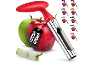 Zulay Kitchen Apple Premium Corer - Lätt Att Använda och Hållbar - Rostfritt Stål, Bästa Köksprylar