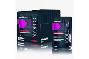 EVOTION PRO HEALTHLINE NUTRITION EVOTION PRO Boisson Isotonique en Poudre - Lot 20 x 40 g, Idéale pour s'hydrater, Avec électrolytes et Des Glucides, Prévenir les Crampes Musculaires, Sans Gluten, Fruit de Bois