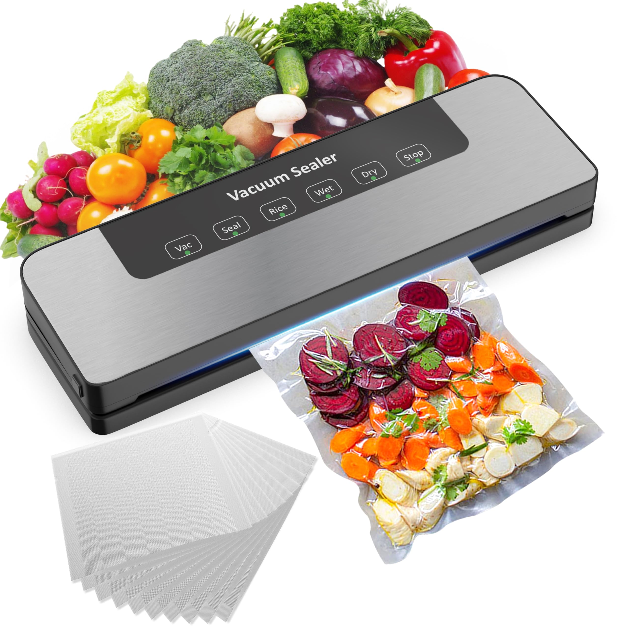 ENEM Vacuum Sealer Machine Review: Automatic Dry & Wet Air Sealing with Full Customer Support