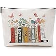Multifunctional Small Storage Bag, Can Be Used in Cosmetic Bag, Makeup Bag, Pencil Case, Storage with Exquisite Patterns (Pattern: Book)