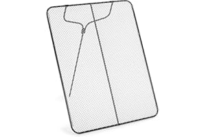 hillvert HI-CS-180 Passoire avec support 90 x 80 x 100 cm Maille fine Largeur de mailles 10 x 10 mm Pour sol fin Résistant aux intempéries Acier au carbone Tamis à compost Jardin Tamis de terre