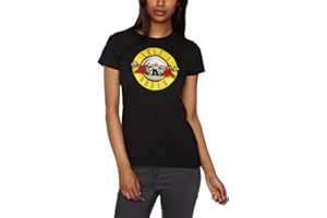 BRAVADO! DESIGNS Guns N Roses Bullet Logo Black Womens T-shirt