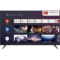 TCL 108 cm (43 inches)  AI 4K UHD Certified Android Smart LED TV 43P8 (Black) (2019 Model)