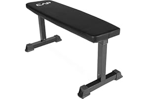 CAP Barbell Flat Weight Bench, Nero
