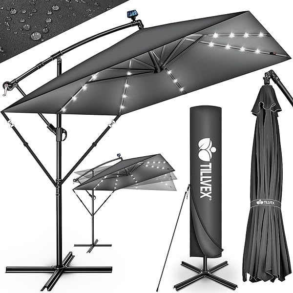 Parasol Led Verlichting - De 10 beste van april 2025 - Groen, Tuin & Buiten