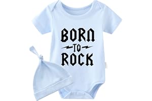 culbutomind Born to Rock Body à manches courtes pour nouveau-né