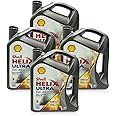 Shell Helix Ultra 5W-40 Fully Synthetic Motor Oil (15,000 Kms, 4 Litres, Pack Of 4)