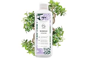SILBERKRAFT Bonsaidünger - Mineralischer NPK Flüssigdünger mit Stickstoff - Dünger für Bonsai - Bonsai Ficus Dünger