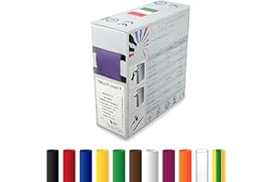 MarketConnect® Gaine thermique Ø 2,4 mm, L 15 m • Violet • Minibox 2:1